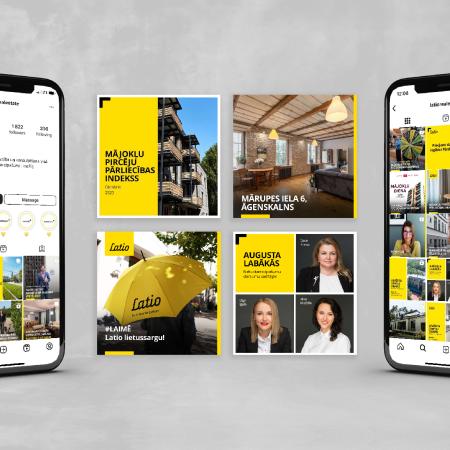 Latio  visual identity